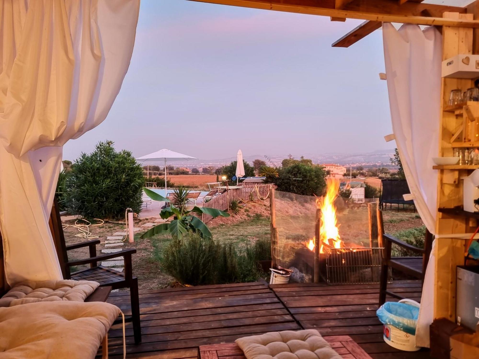 Agriturismo Rosa Antica Monte San Vito Exteriér fotografie